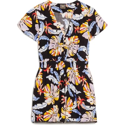 Superdry - Beach playsuit met korte mouwen - Dames - Jurken
