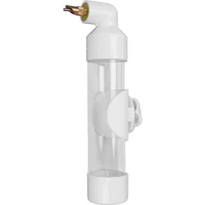 Automatisch drinkapparaat voor papegaaien Veilig Acryl Vogel Drinkwaterfles Vogel Waterbak voor Kleine Middelgrote Grote wit