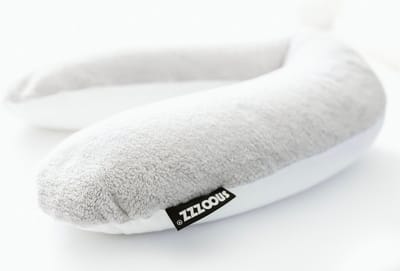 Snoozzz Zwangerschapskussen Zijslaapkussen Lichaamskussen - 185 cm - microparel vulling - luxe draagtas - wasbare hoes - Teddy wit