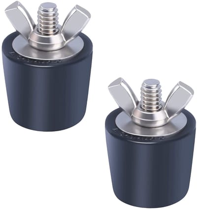 Dailygoody - Rubber pluggen - Conisch - Voor zwembadonderhoud - 25 mm - Koude conische pluggen - Lekdetectie en waterstop - 2 stuks