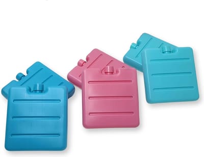 Kleine ijselementen, mini-koelelementen voor de koeltas, koelbox, koelbatterij, ruimtebesparende koelelementen voor de lunchbox