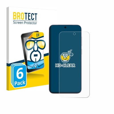 BROTECT - Screenprotector voor Vivo X300 - Folie Beschermfolie transparant 6 Stuks