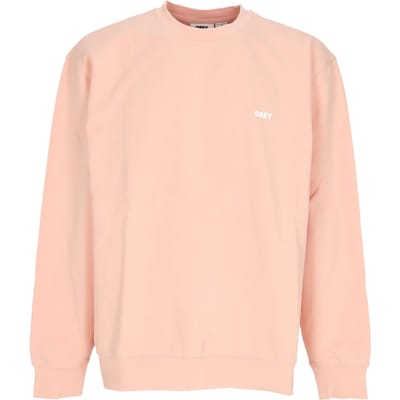 Lichtgewicht herensweatshirt met ronde hals Bold Box Fit Premium Crew Fleece Peach Parfait