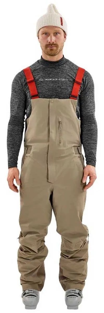 The Mountain Studio 3l Hybrid Shell Bib Broek Beige XS
