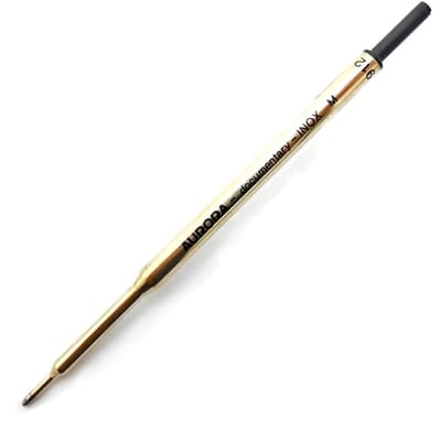 Aurora - Balpenvulling - Refill - Pen - Vulling - Balpen - Ballpoint - Wagon - Zwart - Black - Schwarz - Noir - Medium - 131 - SCLDW - 1 Stuks Los Verpakt