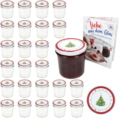 Set van 25 bekers 350 ml To 82 Christmas dream deksel incl. receptenboekje