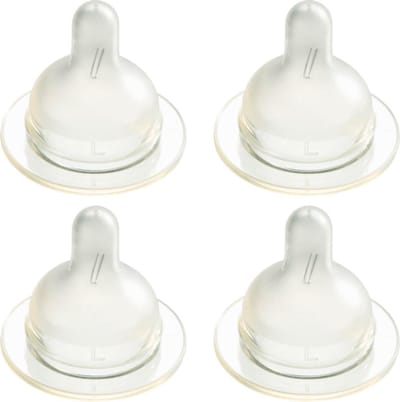 Difrax Flessenspeen Wide - Maat Large - 4 stuks