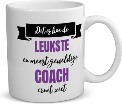 Akyol - leukste coach eruit ziet koffiemok - theemok - Coach - beste coach - sport - verjaardagscadeau - klein cadeautje - kado - gift - geschenk - verrassing - 350 ML inhoud