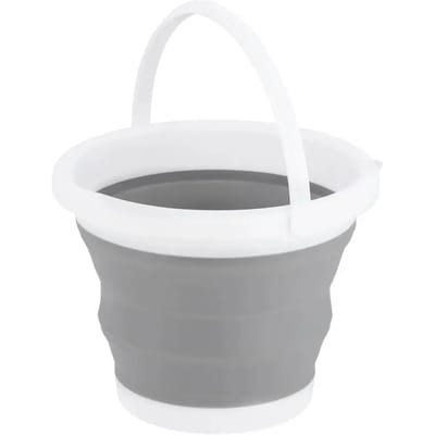 Nils Camp NC1783 - Opvouwbare Emmer - Grijs - 5 Liter
