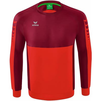 Erima Six Wings Sweatshirt Kinderen - Bordeaux / Rood | Maat: 140