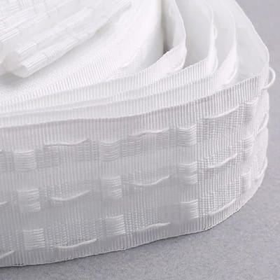 Dailygoods- Gordijnband 10M - Plooiband - Gordijnhaken - Gordijnbinder - Naaien van plooien - 100% polyester - Wasbaar op 30 graden
