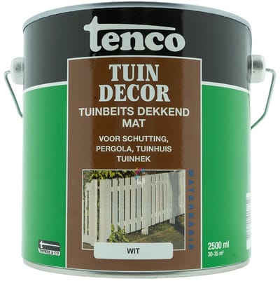 Tenco Tuindecor Wit Mat 2,5 liter