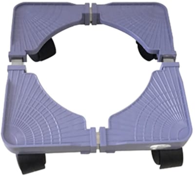 Dailygoods- Koelkastwasmachinestandaard Verstelbaar - Zware Belasting 100 kg - Vergrendelbare Wielen - Stabiele Beweging - Geschikt voor Huishoudelijke Apparaten - Mobiele Basis