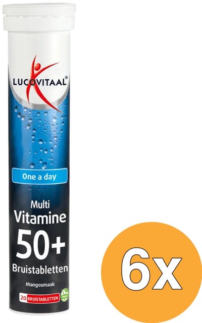 6x Lucovitaal Multi 50+ (20 bruistabletten)