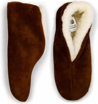 Echte suede Spaanse sloffen heren - Bruin - Maat 43