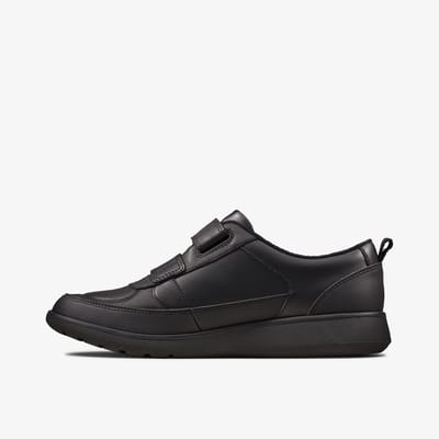 Scape Flare Y Zwarte Leren Schoenen