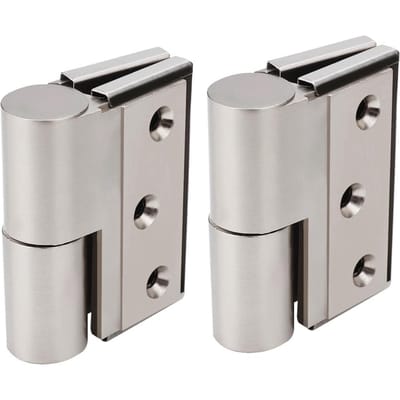 Ensemble de 2 pièces Quincaillerie de remplacement de charnière de porte pour cloison de porte de salle de bain
