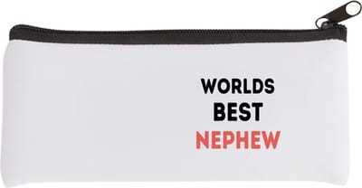 Akyol - worlds best nephew Etui - Neef - de beste neef - verjaardagscadeau - verjaardag - cadeau - cadeautje voor neef - neef artikelen - kado - geschenk - gift - 20 bij 9 cm