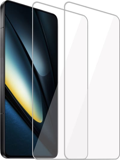 2x Geschikt voor POCO F6 - Screenprotector - Beschermglas - GuardCover