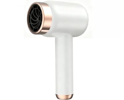 Fohn – Hair Dryer - Draagbare Föhn - Snoerloze haarstylingtool - Compacte föhn met drie snelheden - Voor hotelvakantie - zakenreizen - wandelen - sporten - studentenhuis - strand - Wit