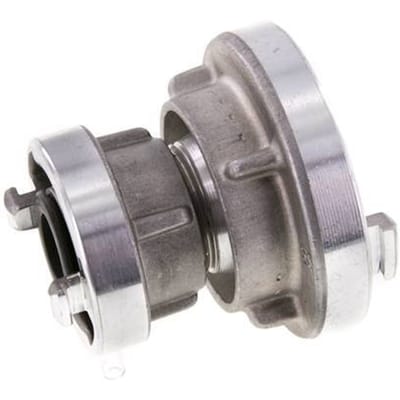 38 (51 mm) - 25-D (31 mm) Gesmeed Aluminium Storz verloopstuk