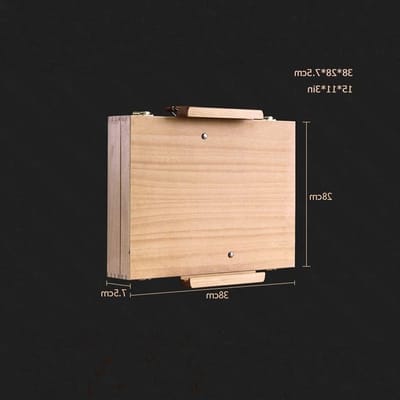 Schildersezel Bureau - Tekenkist Display - Kunst Tonen - In Hoogte Verstelbaar - Opvouwbaar Ontwerp - Natuurlijk Hout