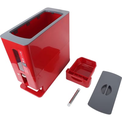 12kg Automatische Rijstopslagbak Lade Type Intelligente Meetbare Dispenser Rijstemmer voor Rijst L rood
