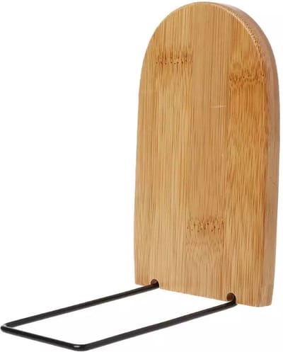 Flexigood - Boekensteun – Boekenhouder - hout/Bamboe – set van 2 boekensteunen - Industrieel Stijl - Boekenstandaard - Boeksteun - Book Holder - Boekenrek- Boekenstandaard voor Opgeruimde Boekenkast