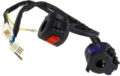 JHUBERS - Motorfiets Stuur Schakelaar - Universele 7/8 Inch - Waterdicht en Weerbestendig - Voor 12V Systemen - Multifunctioneel - Geschikt voor Mo...