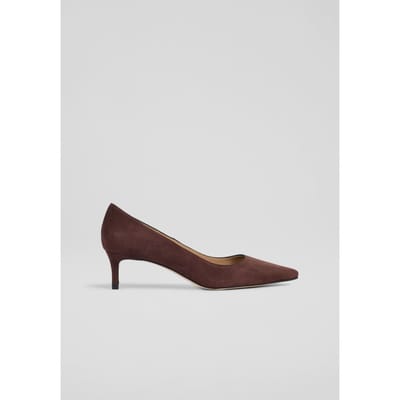 LK Bennett Ava New Closed Courts Chocolate Size: 35 | Pumps Outlet | Dames | Bruin