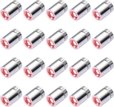 20 Stuks Miniatuur LED Lampjes voor Poppenhuis en Knutselprojecten - Rood Licht