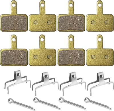 Remblokken voor fietsen met lange levensduur - Geschikt voor Shimano B01S B03S B05S - Semi-metalen hars remmen voor optimale prestaties en veiligheid