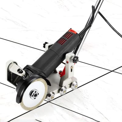 Elektrische voegenreiniger - Naadverwijderaar - Badkamer renovatie - Krachtige koper motor - 550W vermogen - Grijs