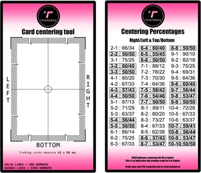 TcgTools Card Centering Tool Roze