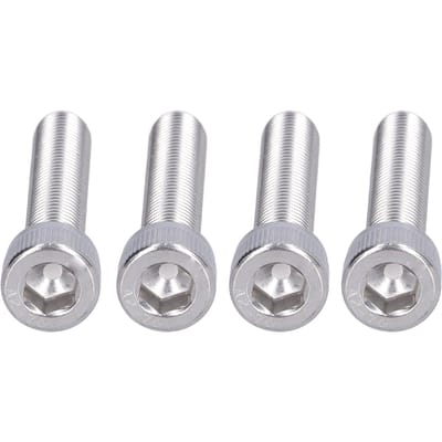 4 Stuks Zeskantbouten Cilindrische Hoofd Schroeven A2 Roestvrij Staal 1.25mm Fijne Spoed Bevestigingsmateriaal M10x50