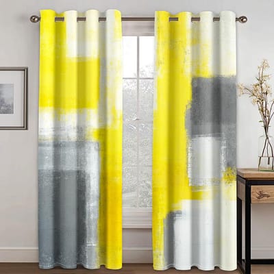 Goedkope abstracte geometrische rode moderne gordijnen voor woonkamer slaapkamer badkamer keukendeur home decor uitverkoop 2 stuks (50Wx50H)x2(CM)&Rod Pocket