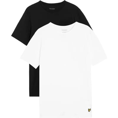 Pyjama's / nachthemden Lyle &amp; Scott Basic 2-pack T-shirt met zakje