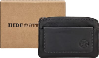 Hide & Stitches Japura Sleuteletui Dames - Sleuteltas voor Dames - Portemonnee van 100% Leder - Zwart