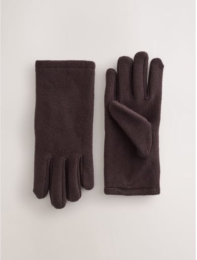 Next - Dames - Fleece handschoenen - Bruin