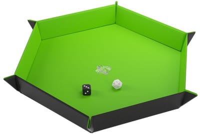 Dice Tray Magnetic Hexagonal: Groen - Accesoires