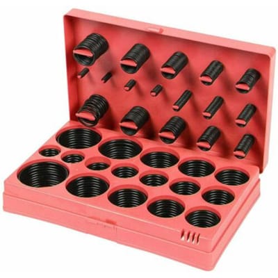 419 stuks universele assortiment metrische O-ring pakkingset met opbergdoos 419Pcs