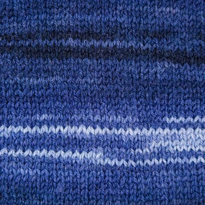 Brei-Haakgaren Luca-s – WoolenWalk Merino - 203 - Blue Print - Blauw gemeleerd - bol van 50 gram