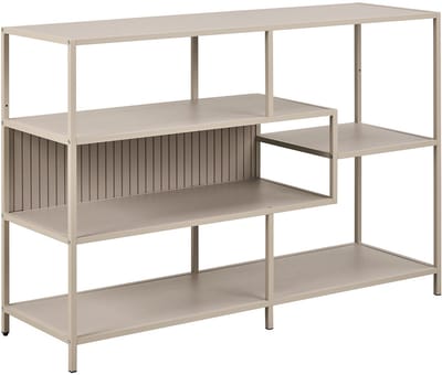 Giga Living Boekenkast Varven - Grijs - 114x35x78cm