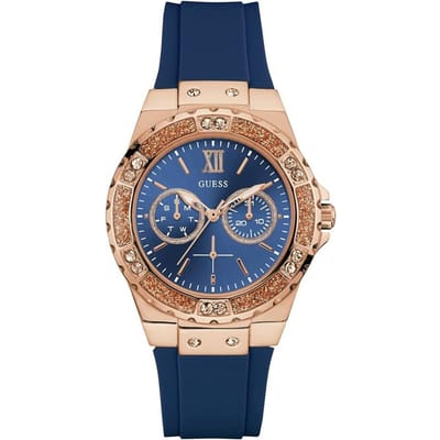 Dames Quartz Horloge, Quartz Uurwerk, Roestvrijstalen Kast, Rubberen Band, Wijzerweergave, Geschikt voor Dagelijks, Sport en andere Gelegenheden W1053L1 beige