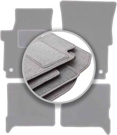 Grijze automatten voor: Volkswagen Amarok pick-up (2010-)