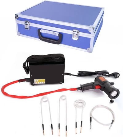 Magnetische Heater Kit - Inductie Verwarmer - Metaal Verwarmen - Vlamloos Verwarmen - 1.5 kW - Zwart