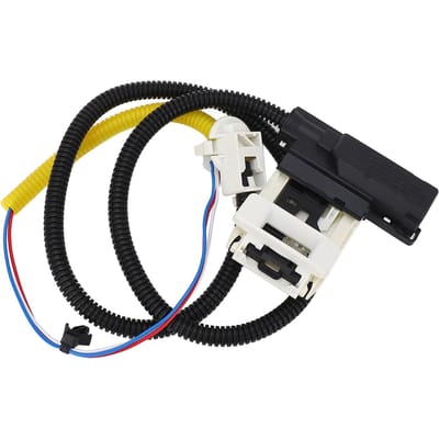 Wasmachine Dekselvergrendeling 3-draads voor W11307244 W10682535 W10838613 Dekselvergrendeling black