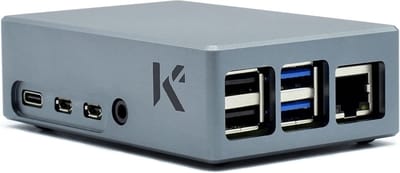 Aluminium Behuizing voor Raspberry Pi 4 Model B - Passieve Koeling zonder Ventilator