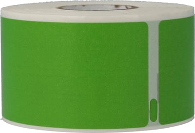 Dappaz - Dymo label 99010 GROEN Compatible - 89 x 28 mm - 260 Etiketten per Rol - Adresetiketten S0722370 - 1 Rol