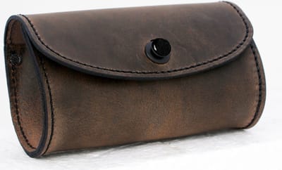 Dries Design D3SD - schermtas- Harley – Yamaha – Honda – Suzuki – Kawasaki – Bruin – 17,5 x 10 x 6,5 cm